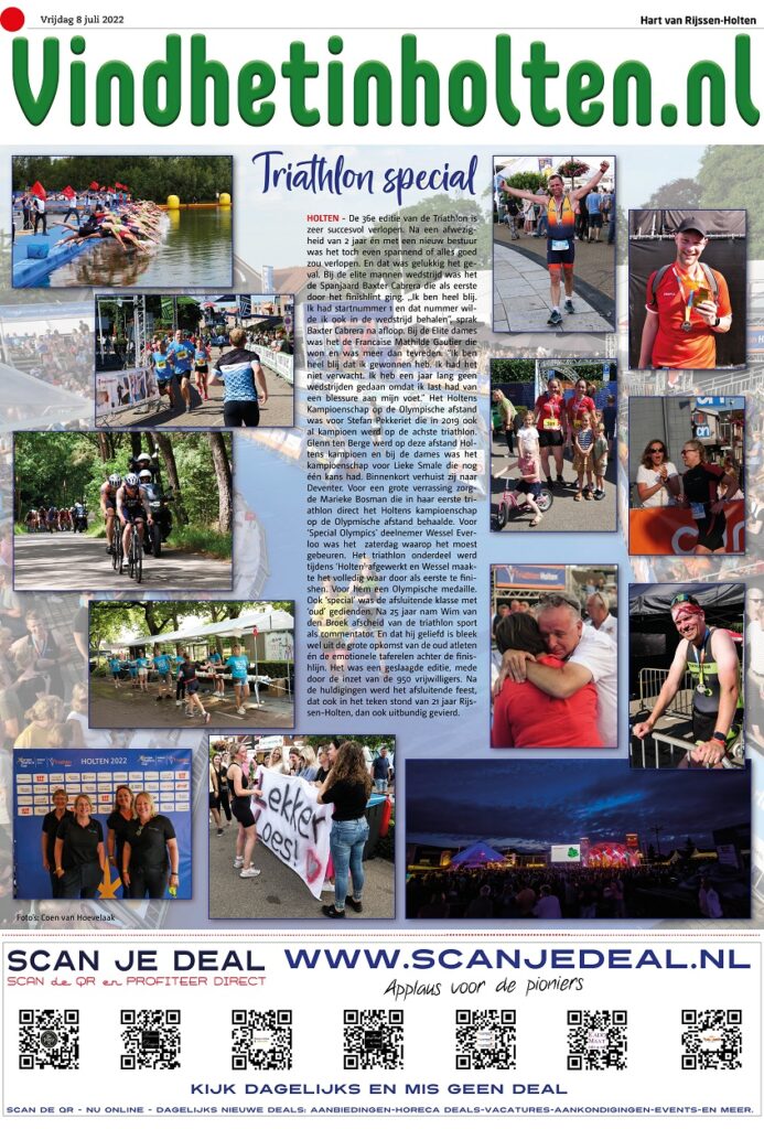 Vindhetholtenpagina Editie 8 Juli 2022 Pagina2 Triathlon Site